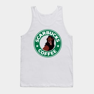 scar lion Scarbucks Coffee Tank Top